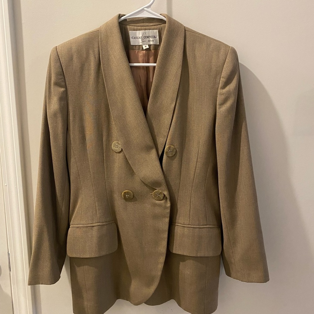 Casual Corner Tan Blazer